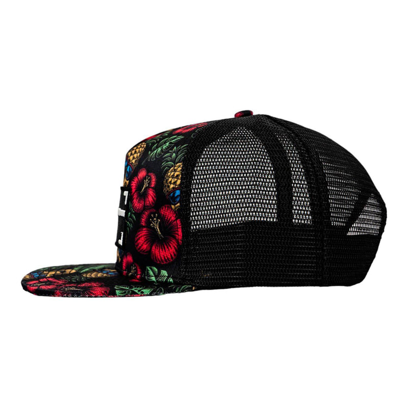 Load image into Gallery viewer, Uzi Patch Black Pineapple Express Flatbill Snapback Hat
