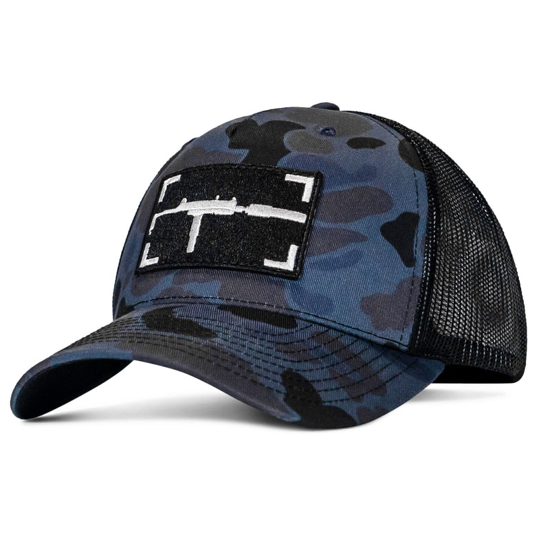 Load image into Gallery viewer, UZI PATCH MESH SNAPBACK HAT
