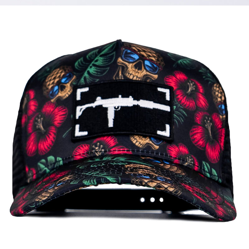 Load image into Gallery viewer, Uzi Patch Black Pineapple Express Flatbill Snapback Hat
