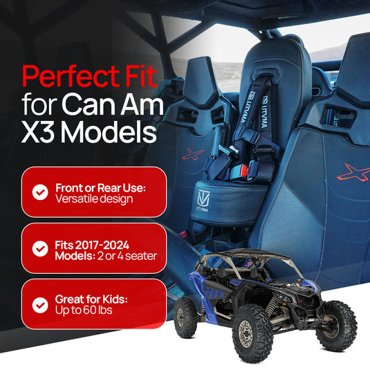 Maverick X3/Maverick X3 MAX Front/Rear Bump Seat (2017+)