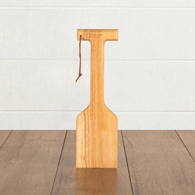 Load image into Gallery viewer, Hardwood BBQ Grill Scraper with Bottle Opener

