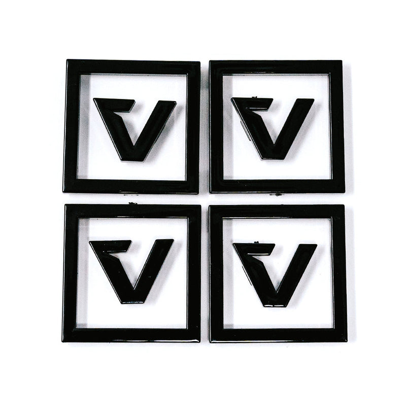 Load image into Gallery viewer, Center Cap Logo Kit Black
