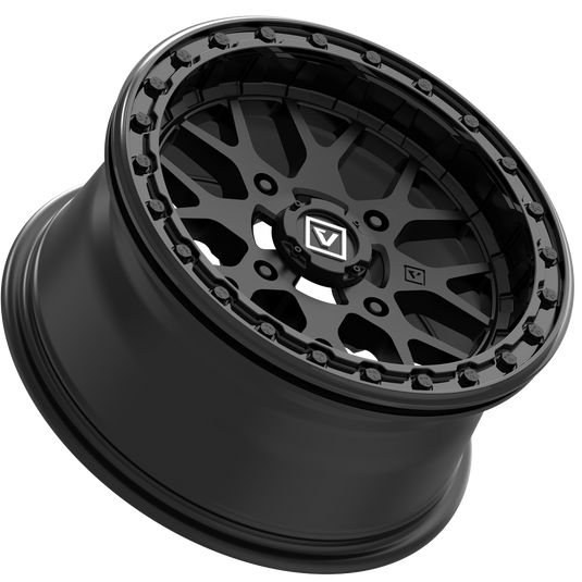 V07 Beadlock UTV Wheel Satin Black