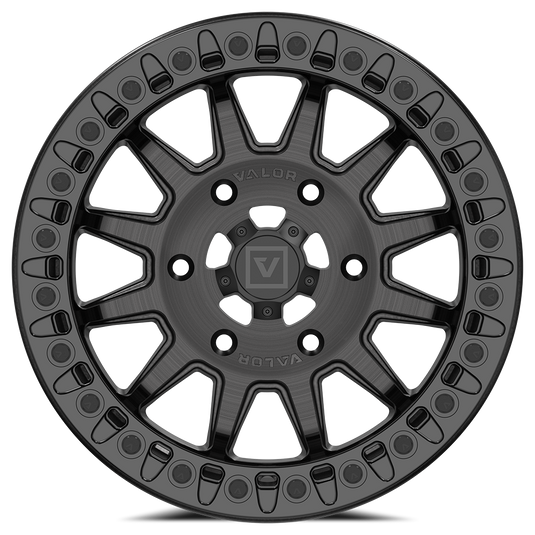 V09 Beadlock UTV Wheel Brushed Charcoal