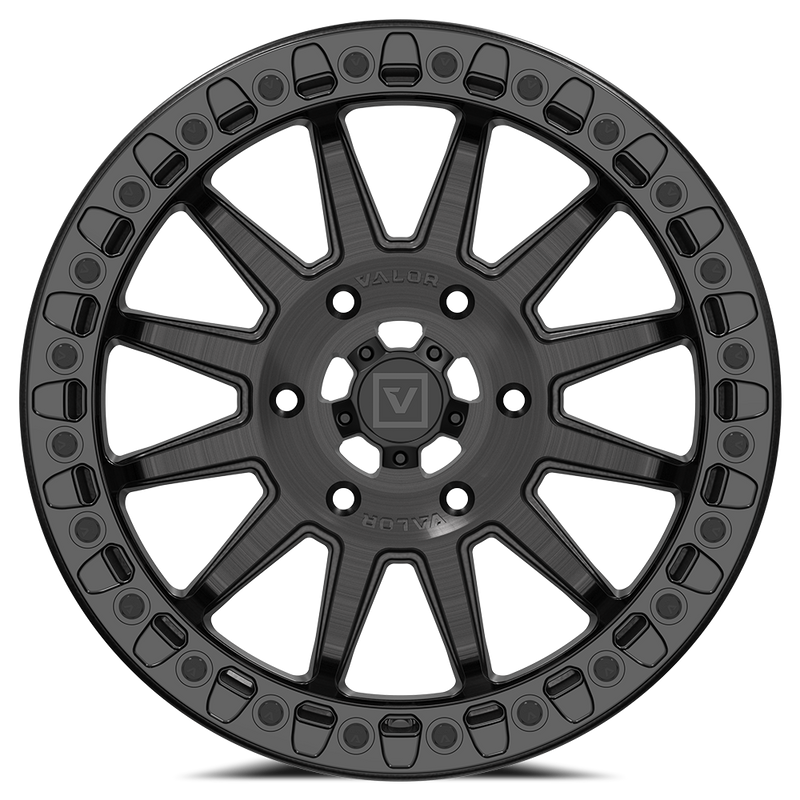 Load image into Gallery viewer, V09 Beadlock UTV Wheel Brushed Charcoal
