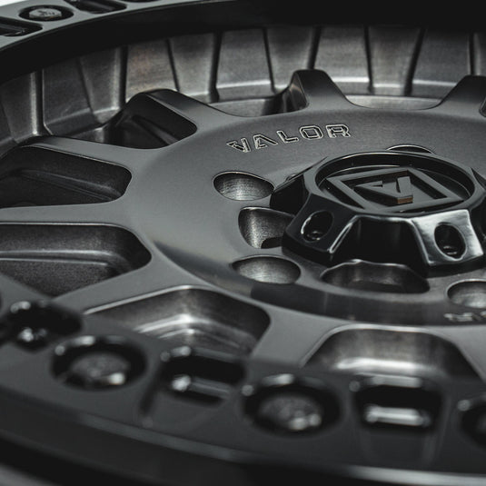 V09 Beadlock UTV Wheel Brushed Charcoal