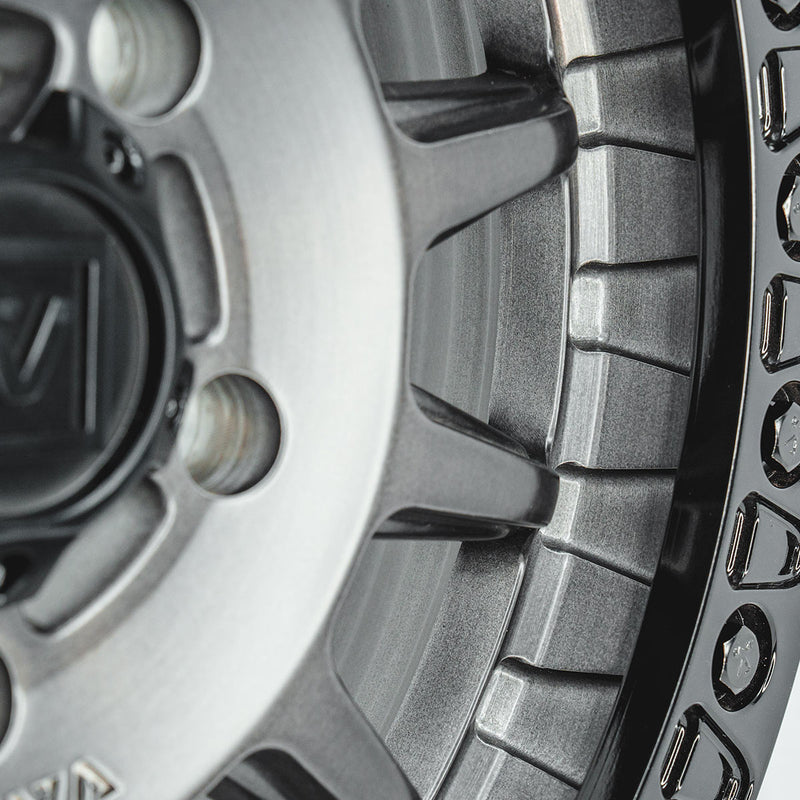 Load image into Gallery viewer, V09 Beadlock UTV Wheel Brushed Charcoal
