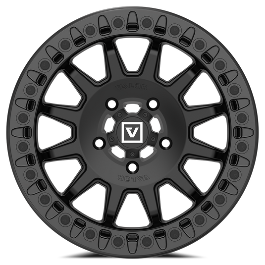 V09 Beadlock UTV Wheel Satin Black