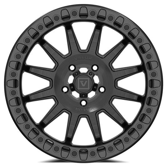 V09 Beadlock UTV Wheel Brushed Charcoal