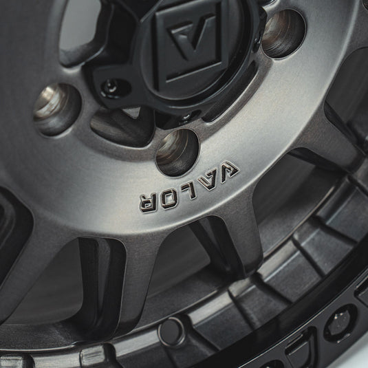 V09 Beadlock UTV Wheel Brushed Charcoal