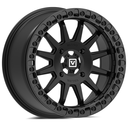 V09 Beadlock UTV Wheel Satin Black