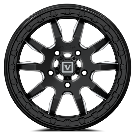 V15 Beadlock UTV Wheel Satin Black