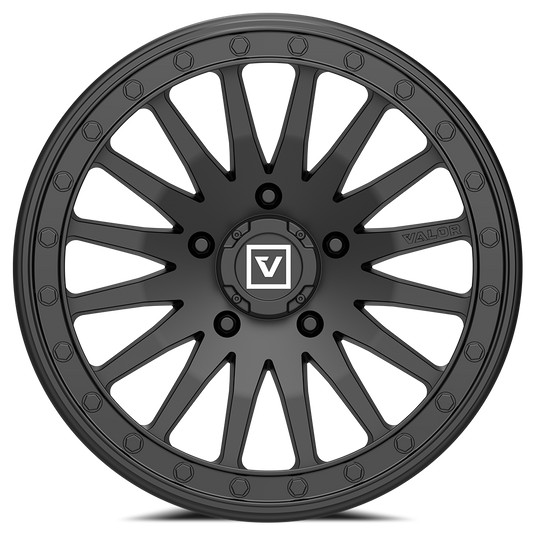 V06 Beadlock UTV Wheel Satin Black