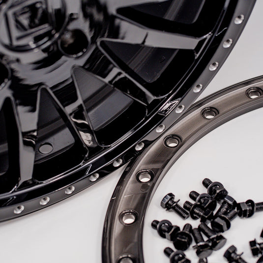V06 Beadlock UTV Wheel Satin Black
