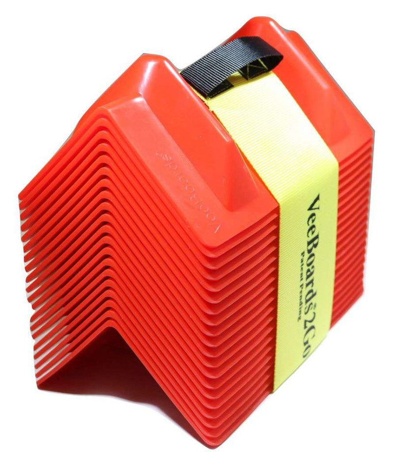 Load image into Gallery viewer, (20) Stacking Veeboards® Ratchet Strap Corner Protectors | VB2GO
