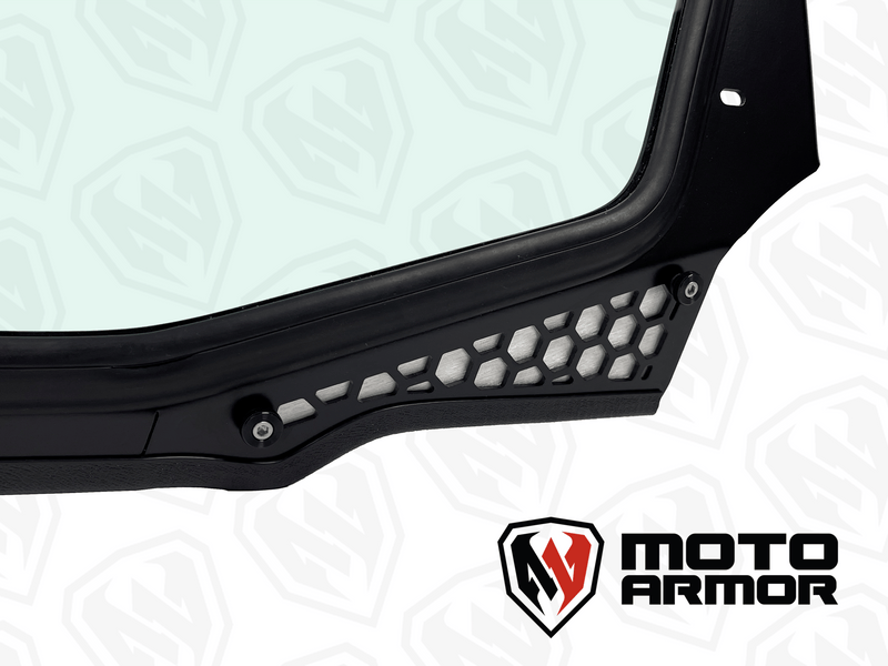 Load image into Gallery viewer, Moto Armor RZR PRO Max Visibility Full Glass Windshield

