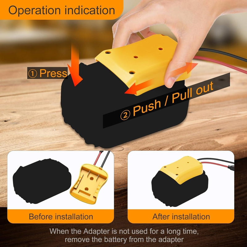 Load image into Gallery viewer, 20V Versatile Battery Adapter Converter Essential for DIY Power Wheel Upgrades
