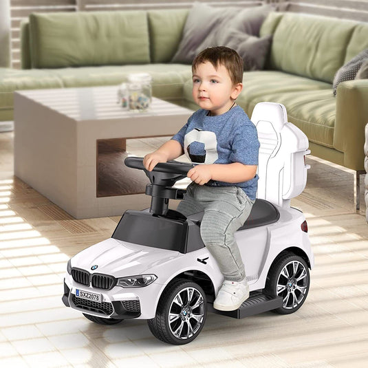 Versatile 4-in-1 Push Cars for Toddlers with LED Lights and Music