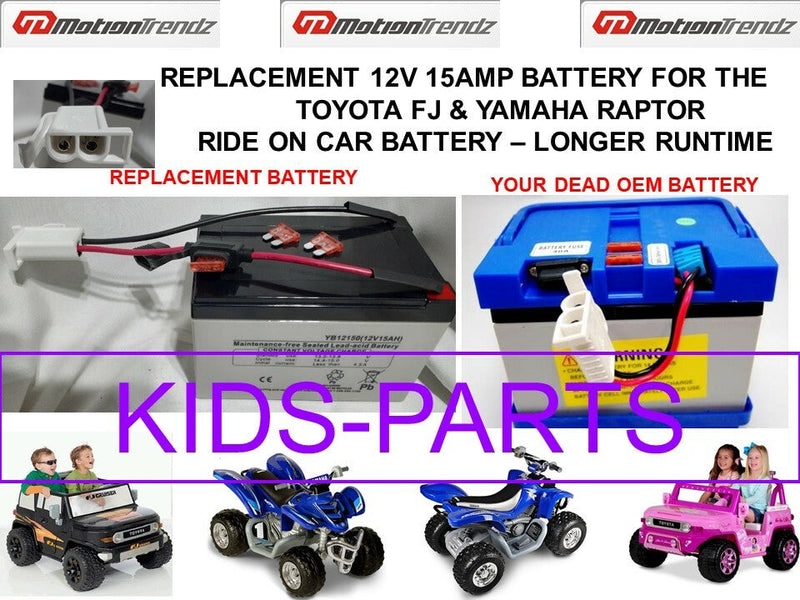 Load image into Gallery viewer, Dumar Mega Treadz Yamaha Raptor 700R 12V Battery with Extended Run Time
