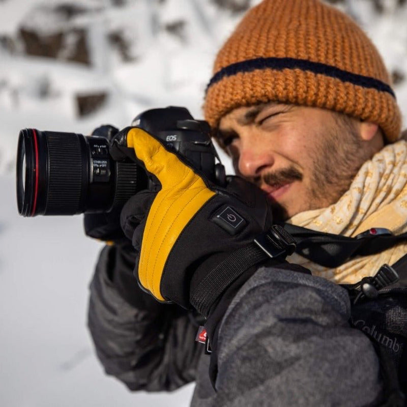 Load image into Gallery viewer, Vertex II Heated Ski Gloves (3500mAh USB-C batt)
