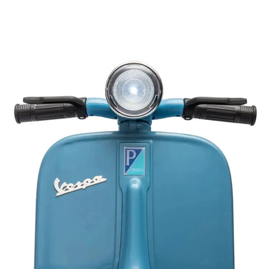 Electric 12V Kids Ride-On Scooter with LED Lights, MP3, USB, and Bluetooth Connectivity