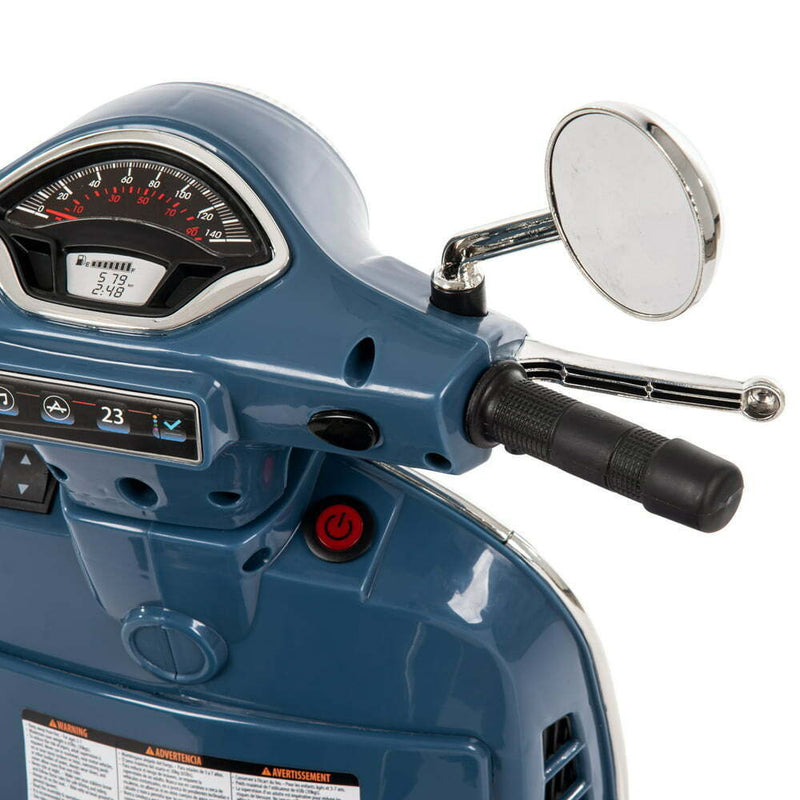 Load image into Gallery viewer, Vespa-Style 6V Electric Scooter for Kids with Training Wheels
