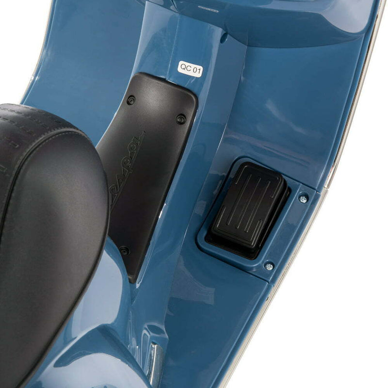 Load image into Gallery viewer, Vespa-Style 6V Electric Scooter for Kids with Training Wheels
