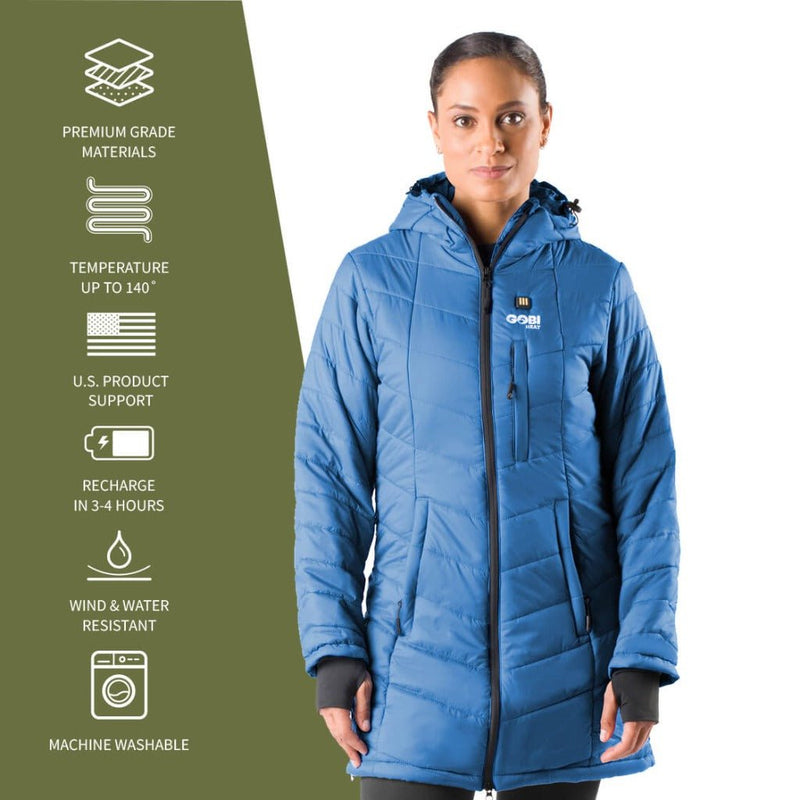 Load image into Gallery viewer, Victoria Womens Heated Coat
