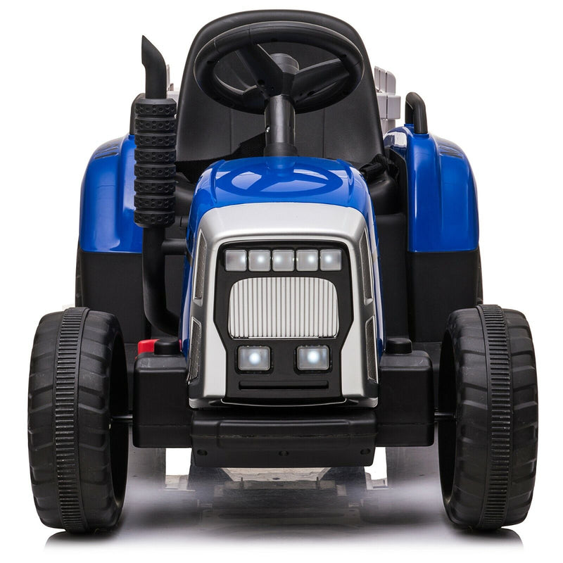 Load image into Gallery viewer, VILOBOS 12V Ride On Tractor with Trailer - Battery Powered Toy Car for Kids
