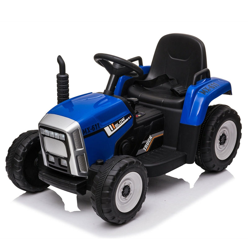 Load image into Gallery viewer, VILOBOS 12V Ride On Tractor with Trailer - Battery Powered Toy Car for Kids
