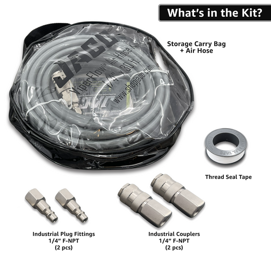 ViperFlow Poly Air Hose Kit - 1/4