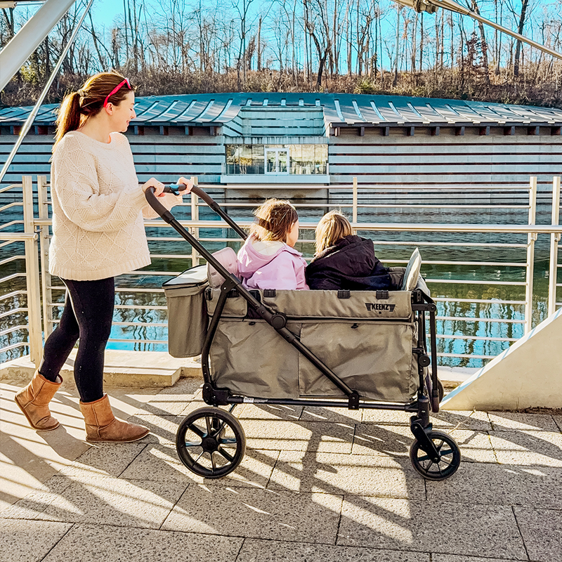Load image into Gallery viewer, Keenz VIVA 2-Passenger Stroller Wagon – Compact Power for City Life
