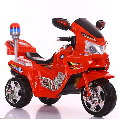 6V Rechargeable Battery Powered Ride-On Motorcycle for Children with 3 Wheels