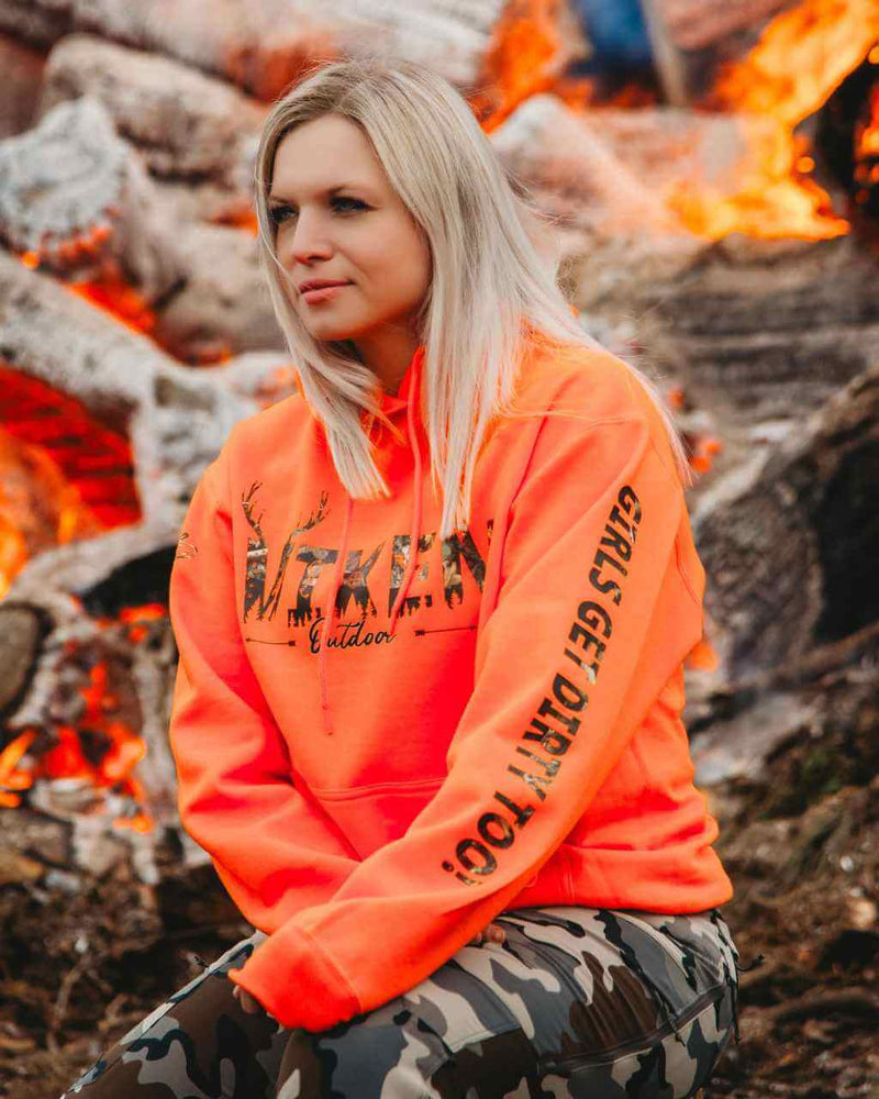Load image into Gallery viewer, Vixen Huntress Pullover Hoodie-Safety
