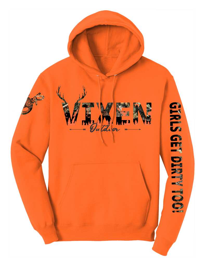 Load image into Gallery viewer, Vixen Huntress Pullover Hoodie-Safety
