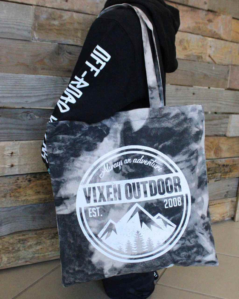 Load image into Gallery viewer, Vixen Outdoor Tie Dye Canvas Tote - Smoke
