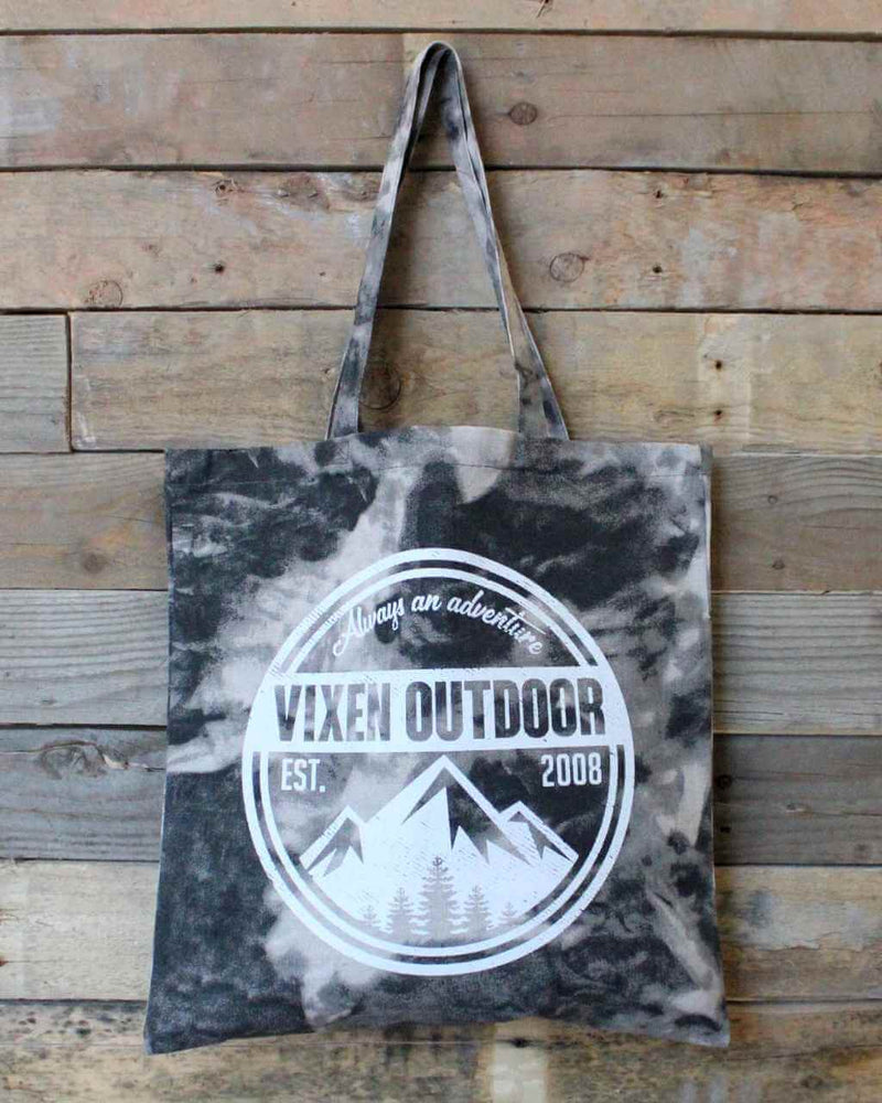 Load image into Gallery viewer, Vixen Outdoor Tie Dye Canvas Tote - Smoke

