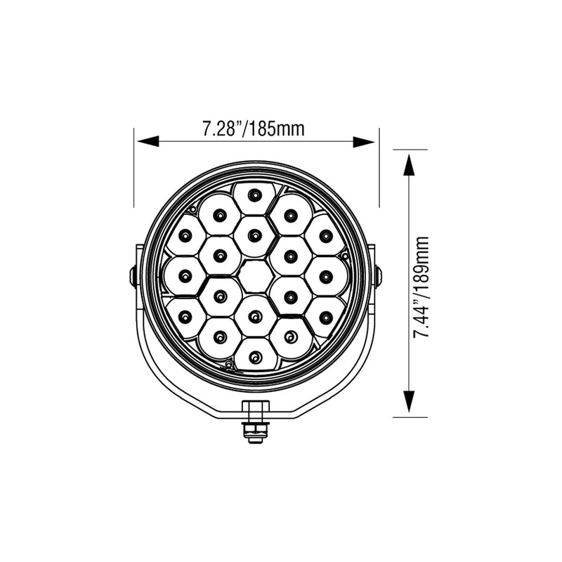 Load image into Gallery viewer, 6.7" VL-Series Offroad Driving Light Kit
