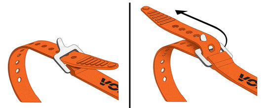 Voile Straps with Aluminum Buckle