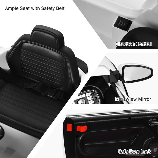 Volkswagen Beetle Electric Ride-On Car for Toddlers with Remote Control