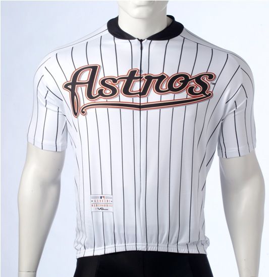 MLB Houston Astros Men's Cycling Jersey, X-Small