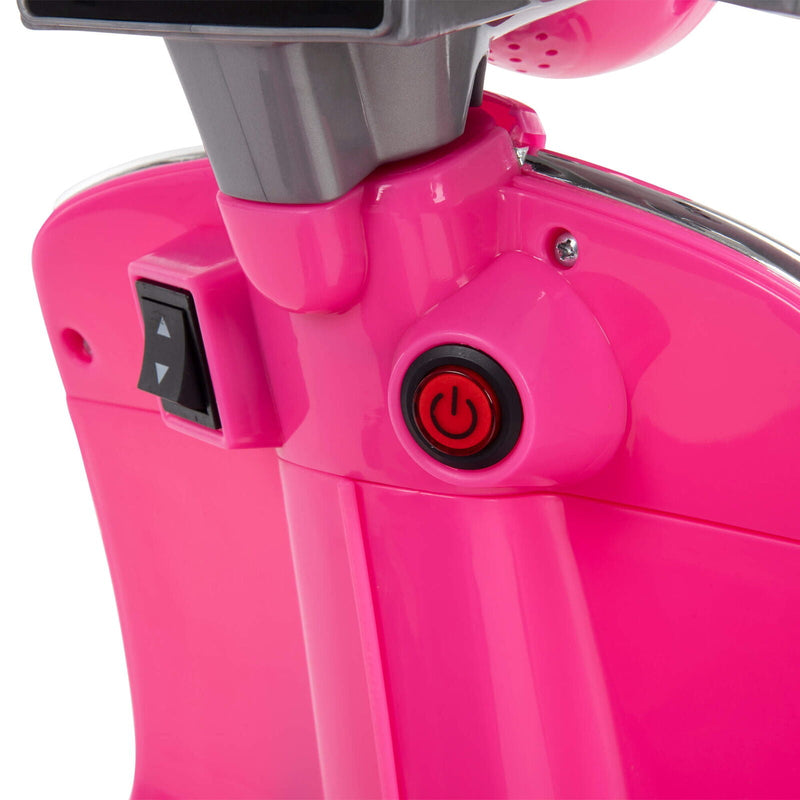 Load image into Gallery viewer, Vroom into Fun with the Huffy 6V Vespa Electric Scooter for Kids in Pink
