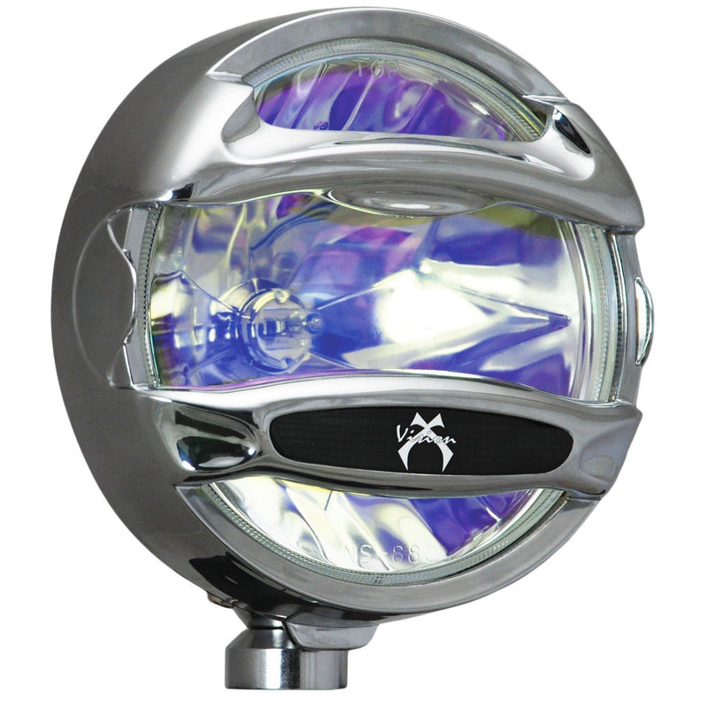 Load image into Gallery viewer, 8" Chrome 100 Watt Halogen Spot Lamps with Rock Guards
