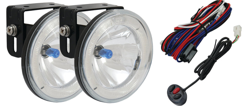 Load image into Gallery viewer, 4" 55 Watt Halogen Fog Light with Halo
