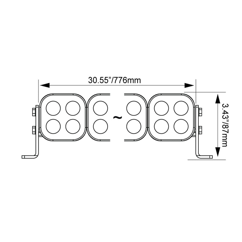 Load image into Gallery viewer, 30" Unite Modular LED Light Bar - Preconfigured
