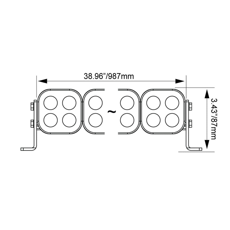 Load image into Gallery viewer, 40" Unite Modular LED Light Bar - Preconfigured
