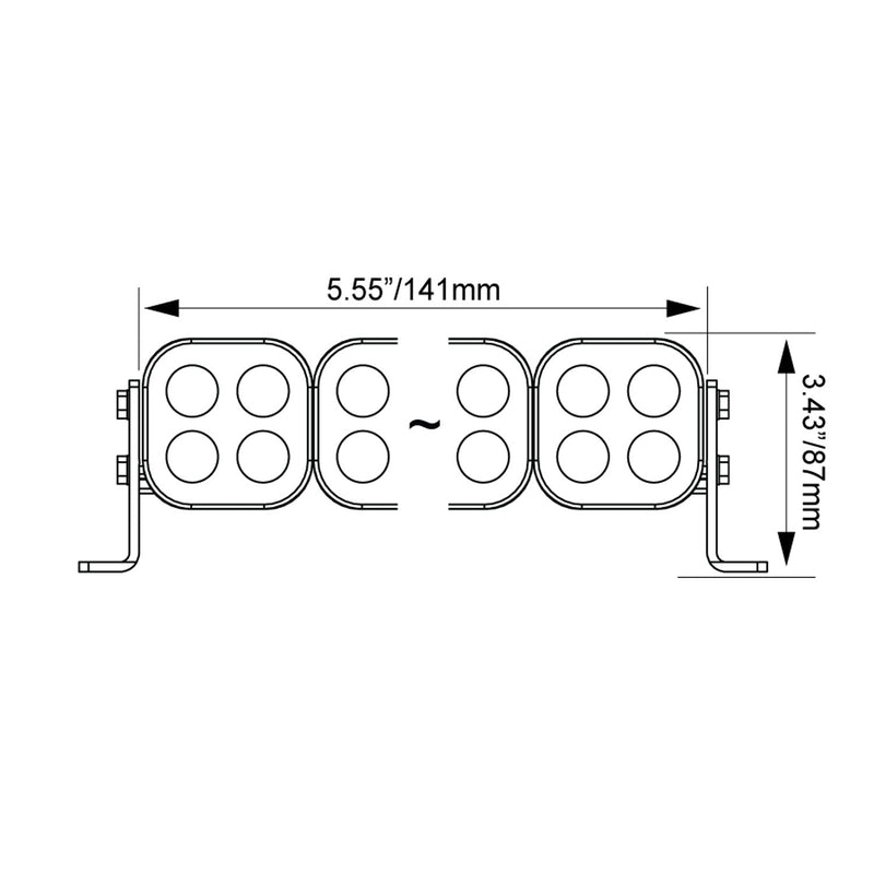 Load image into Gallery viewer, 6" Unite Modular LED Light Bar - Preconfigured
