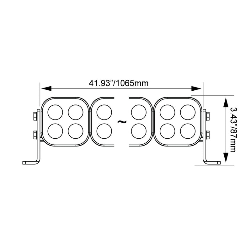 Load image into Gallery viewer, 40" Curved Unite Modular LED Light Bar - Preconfigured

