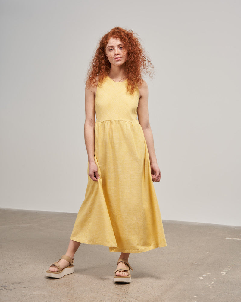 Load image into Gallery viewer, SoftHemp™ Chambray Midi Dress

