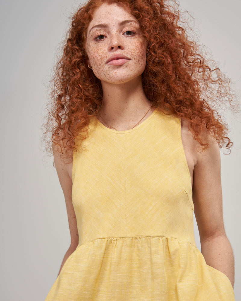 Load image into Gallery viewer, SoftHemp™ Chambray Midi Dress
